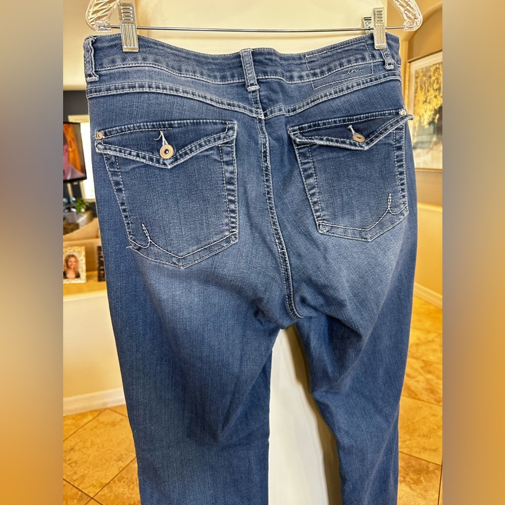 Women’s INC Preloved Denim Bootleg Curvy Fit Jeans, Size 12 - Picture 14 of 15